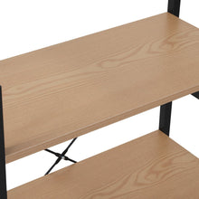 Load image into Gallery viewer, Hikuai 3 Tier Bookshelf - Natural + Black