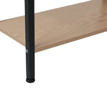 Load image into Gallery viewer, Hikuai 5 Tier Bookshelf - Natural + Black (0.05m3 - 11.5kg)