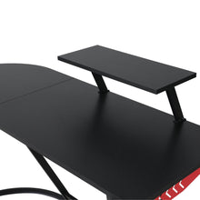Load image into Gallery viewer, Hunter L-Shaped Gaming Desk - Black