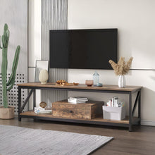 Load image into Gallery viewer, Atlas 1.4m Entertainment Unit with Drawer - Rustic Brown