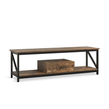 Load image into Gallery viewer, Atlas 1.4m Entertainment Unit with Drawer - Rustic Brown