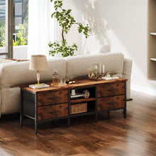 Load image into Gallery viewer, Cavalla 1.4m Entertainment Unit with Drawers - Rustic Brown