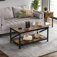 Load image into Gallery viewer, Atlas 1m Coffee Table - Rustic Brown
