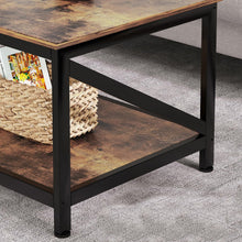 Load image into Gallery viewer, Atlas 1m Coffee Table - Rustic Brown