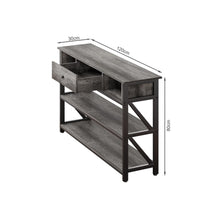 Load image into Gallery viewer, Atlas 1.2m Console Table with Drawer - Gray Oak