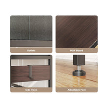 Load image into Gallery viewer, Shrike Console Table with 3 Drawers - Black Walnut