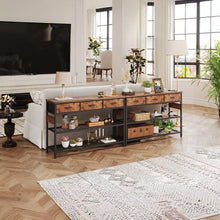 Load image into Gallery viewer, Shrike Console Table with 3 Drawers - Light Cherry