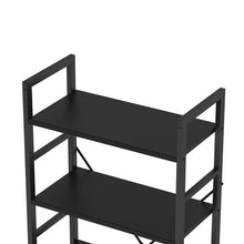 Load image into Gallery viewer, Poroti 5 Tier Bookshelf Storage Shelf - Black
