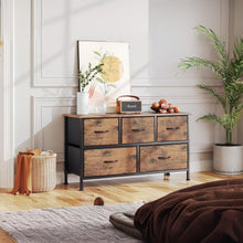 Load image into Gallery viewer, Madilyn 5 Drawers Lowboy - Rustic Brown