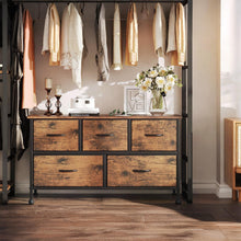 Load image into Gallery viewer, Madilyn 5 Drawers Lowboy - Rustic Brown