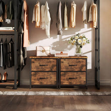 Load image into Gallery viewer, Hailey Bedside Table - Rustic Brown