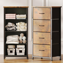 Load image into Gallery viewer, Hailey 4 Drawers Tallboy - Rustic Brown
