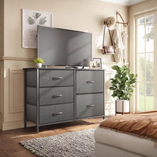 Load image into Gallery viewer, Hailey 5 Drawers Lowboy - Black (0.045m3 - 10.2kg)