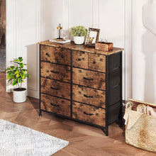 Load image into Gallery viewer, Natalia 10 Drawers Lowboy - Rustic Brown