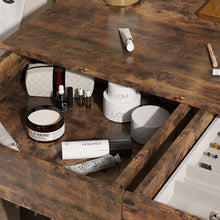 Load image into Gallery viewer, Brooks 100cm Computer Desk with 2 Drawers - Rustic Brown