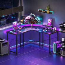 Load image into Gallery viewer, Marcus Gaming Corner Desk - Carbon Black