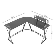 Load image into Gallery viewer, Jeremy Computer Corner Desk - Black