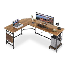Load image into Gallery viewer, Niko Computer Corner Desk - Rustic Brown