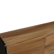 Load image into Gallery viewer, Dorian 6 Drawers Lowboy - Walnut + Black