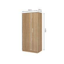 Load image into Gallery viewer, Benny 2 Door Wardrobe - Light Teak