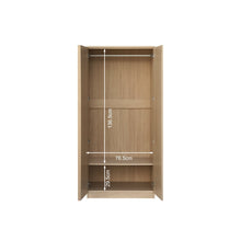 Load image into Gallery viewer, Benny 2 Door Wardrobe - Light Teak