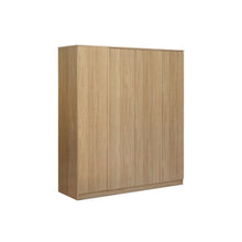 Load image into Gallery viewer, Benny 4 Door Wardrobe - Light Teak