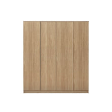 Load image into Gallery viewer, Benny 4 Door Wardrobe - Light Teak