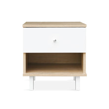 Load image into Gallery viewer, Ellis Bedside Table - Oak + White