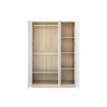 Load image into Gallery viewer, Ellis 3 Door Wardrobe - Oak + White