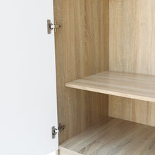 Load image into Gallery viewer, Ellis 3 Door Wardrobe - Oak + White