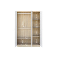 Load image into Gallery viewer, Ellis 3 Door Wardrobe - Oak + White