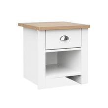 Load image into Gallery viewer, Tegan Bedside Table - Light Teak + White