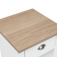 Load image into Gallery viewer, Tegan Bedside Table - Light Teak + White