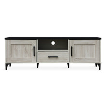 Load image into Gallery viewer, Scottie 1.5m Entertainment Unit - White Oak + Black