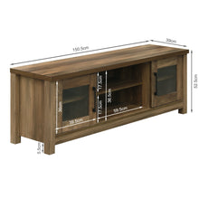 Load image into Gallery viewer, Georgie 1.5m Entertainment Unit - Knotty Oak