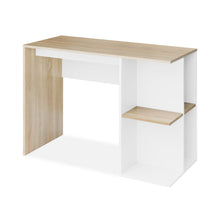 Load image into Gallery viewer, Brian 100cm Computer Desk - Oak + White