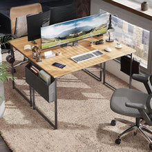 Load image into Gallery viewer, Aidan 120cm Computer Desk with Storage Bag - Natural