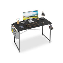 Load image into Gallery viewer, Cayden 100cm Computer Desk with Storage Bag - Black