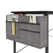 Load image into Gallery viewer, Cayden 100cm Computer Desk with Storage Bag - Black