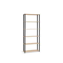 Load image into Gallery viewer, Horeke 6 Tier Flexi Storage Rack - Oak + Black