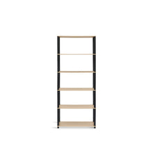 Load image into Gallery viewer, Horeke 6 Tier Flexi Storage Rack - Oak + Black