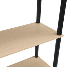 Load image into Gallery viewer, Horeke 6 Tier Flexi Storage Rack - Oak + Black