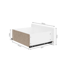 Load image into Gallery viewer, Hollis Bedside Table - White