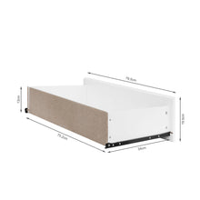 Load image into Gallery viewer, Hollis 6 Drawers Low Boy - White
