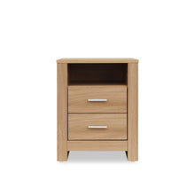 Load image into Gallery viewer, Olsen 2 Drawer Bedside Table - Oak