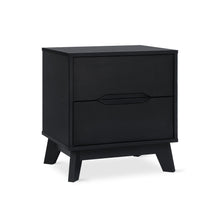Load image into Gallery viewer, Zora 2 Drawer Bedside Table - Black