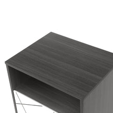 Load image into Gallery viewer, Dustin Bedside Table - Oak Grey + White