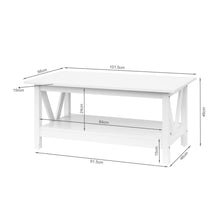 Load image into Gallery viewer, Wister Coffee Table - White