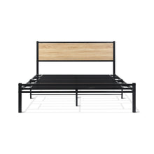 Load image into Gallery viewer, Bella Queen Bed Frame - Oak + Black