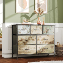 Load image into Gallery viewer, Madilyn 7 Drawers Lowboy - Black + Mix
